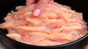 Don't cook chicken breasts until you see this recipe! A simple and delicious dinner recipe!