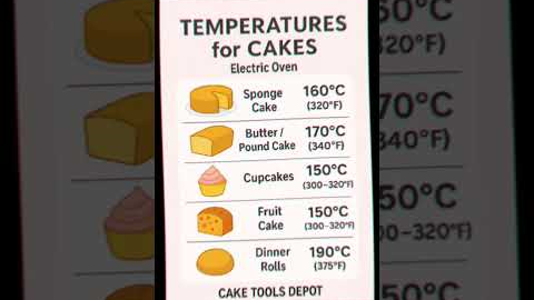 Baking temperature & Baking time in otg 💫#baking @MokshasCakes-ez1wh