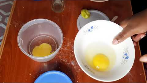 How to bake a cake (Rubbing-in Method)// using jiko and soil as an improvised oven.