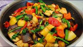 Easy Healthy Chicken & Veggie Stir Fry | Fast Dinner Recipe!