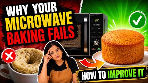 STOP baking cakes in the microwave until you watch this! Tips for improving microwave baking