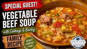 Old Family Veggie Beef Soup Recipe You're Gonna Love - The Hillbilly Kitchen #cooking #friends #fun