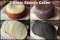 2 Basic Sponge Cakes - Vanilla Sponge 