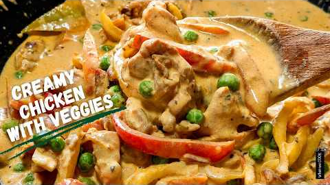 Creamy Chicken & Vegetable Skillet | Easy 20-Minute Dinner | When we cook