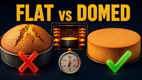 Why Your Cakes Crack in the Middle (The Oven Physics Explained)