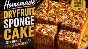 The Secret recipe for a Perfect Home made DryFruit Sponge Cake With Tips | Bakery Style Cake