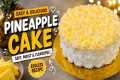Eggless Pineapple Cake Recipe 🍍🎂 |